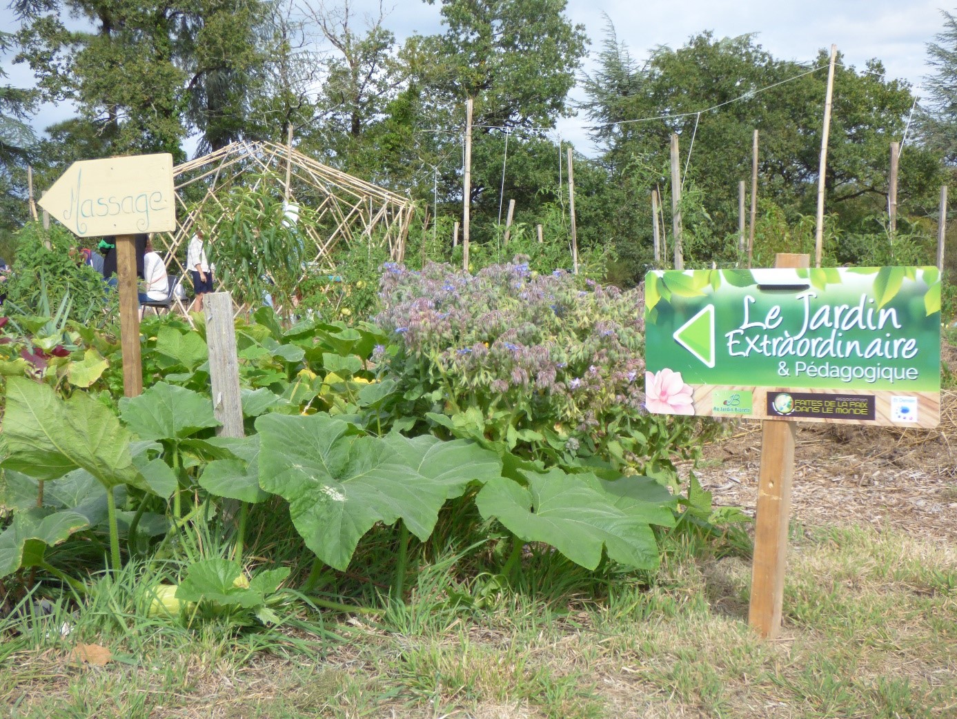 photo du jardin extraordinaire pour le budget participatif